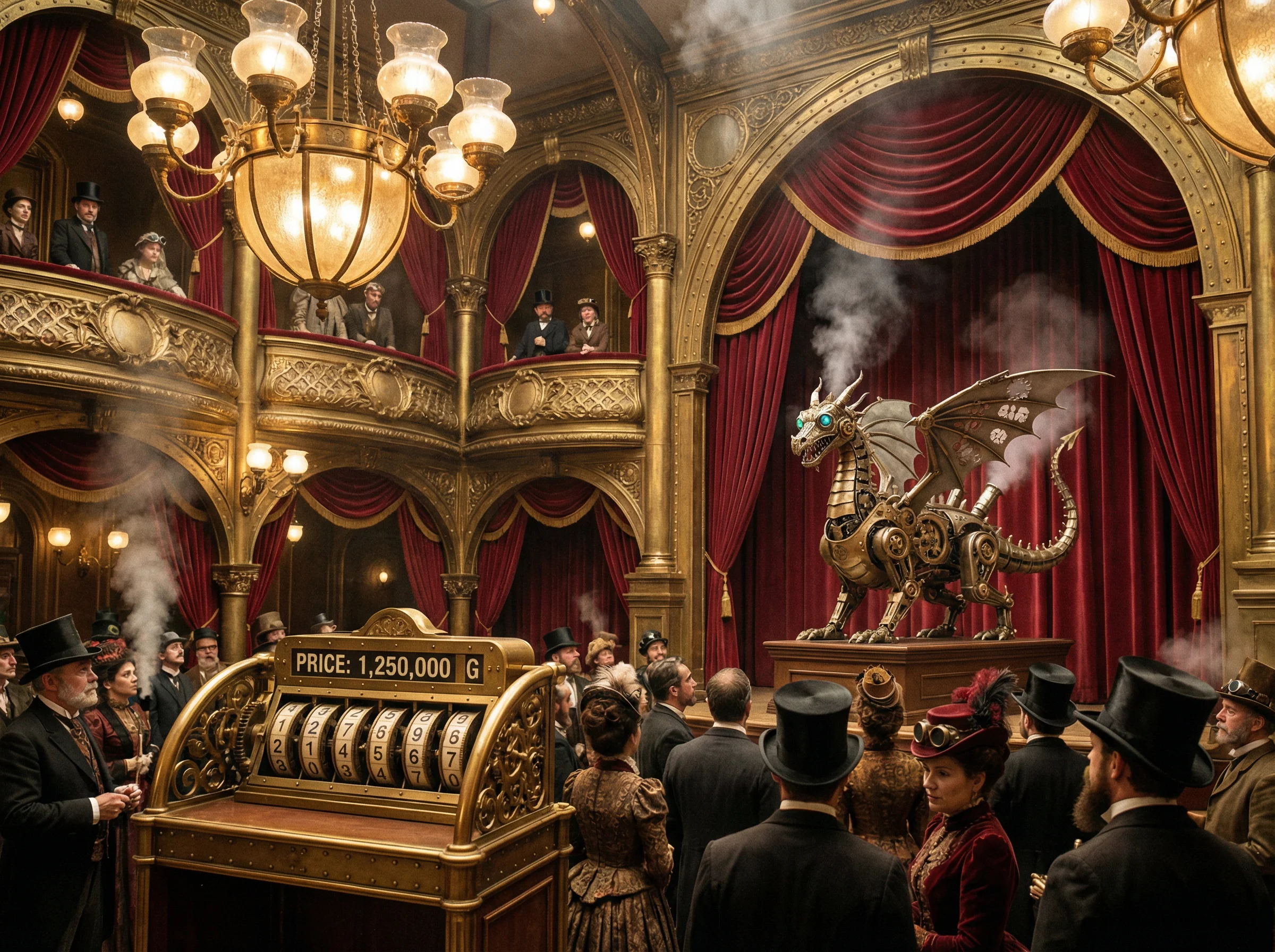 蒸汽朋克拍卖大厅中的珍品 - 玩物社区 传说