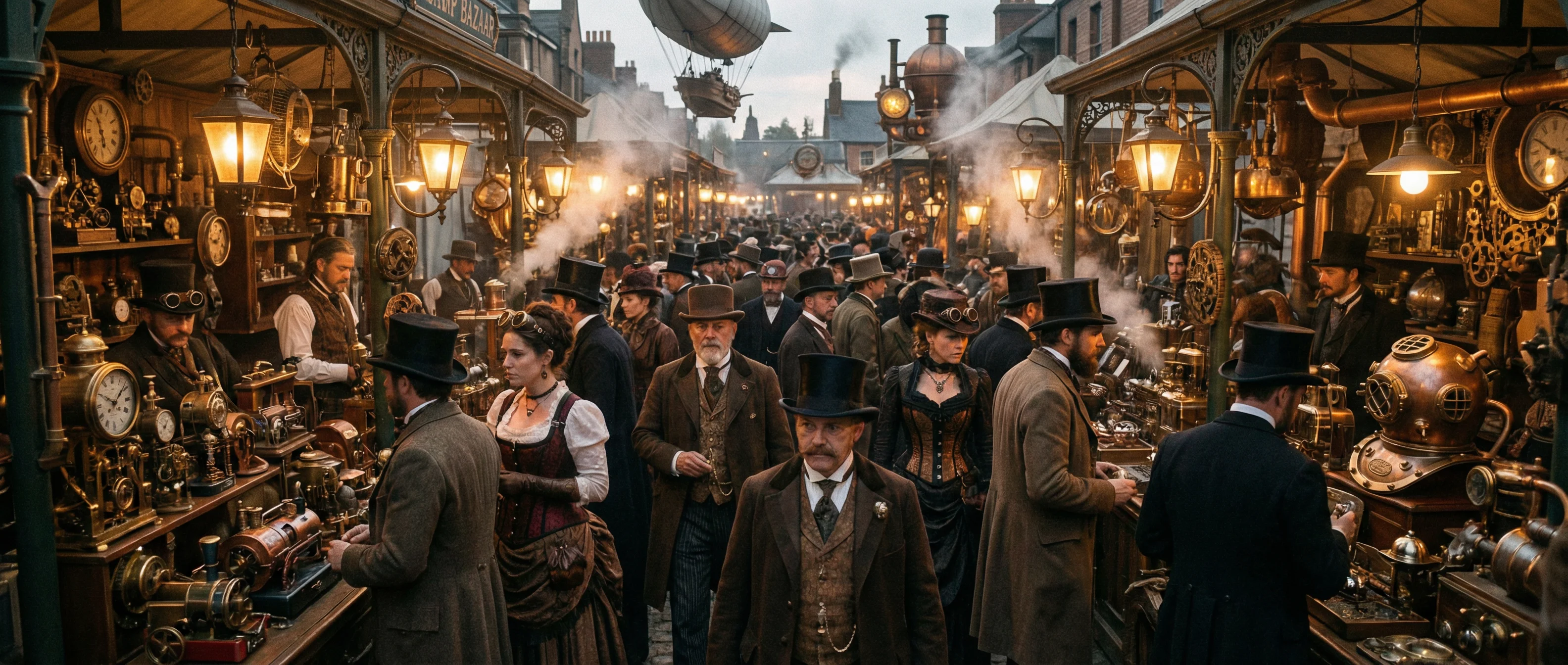 蒸汽朋克集市场景 - 玩物社区 玩物社区