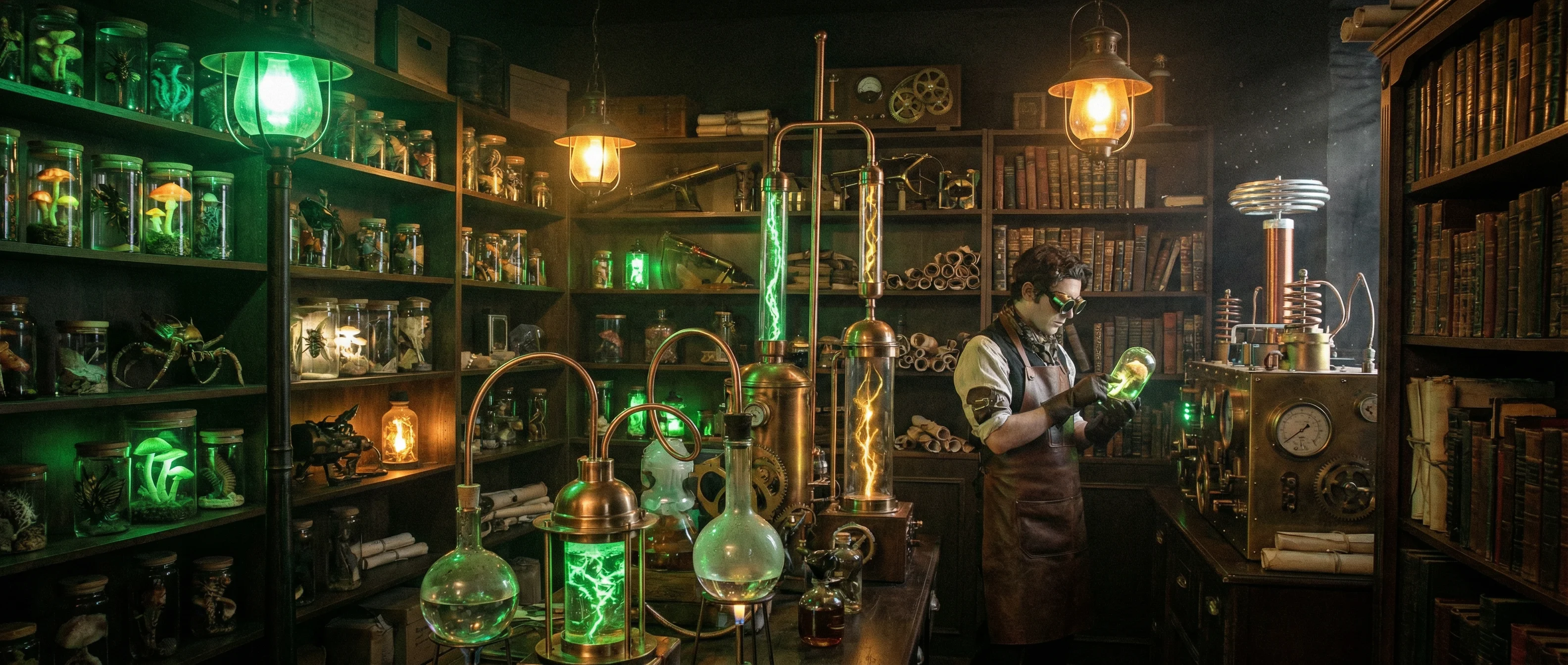 神秘蒸汽朋克实验室 - 玩物社区 猎奇