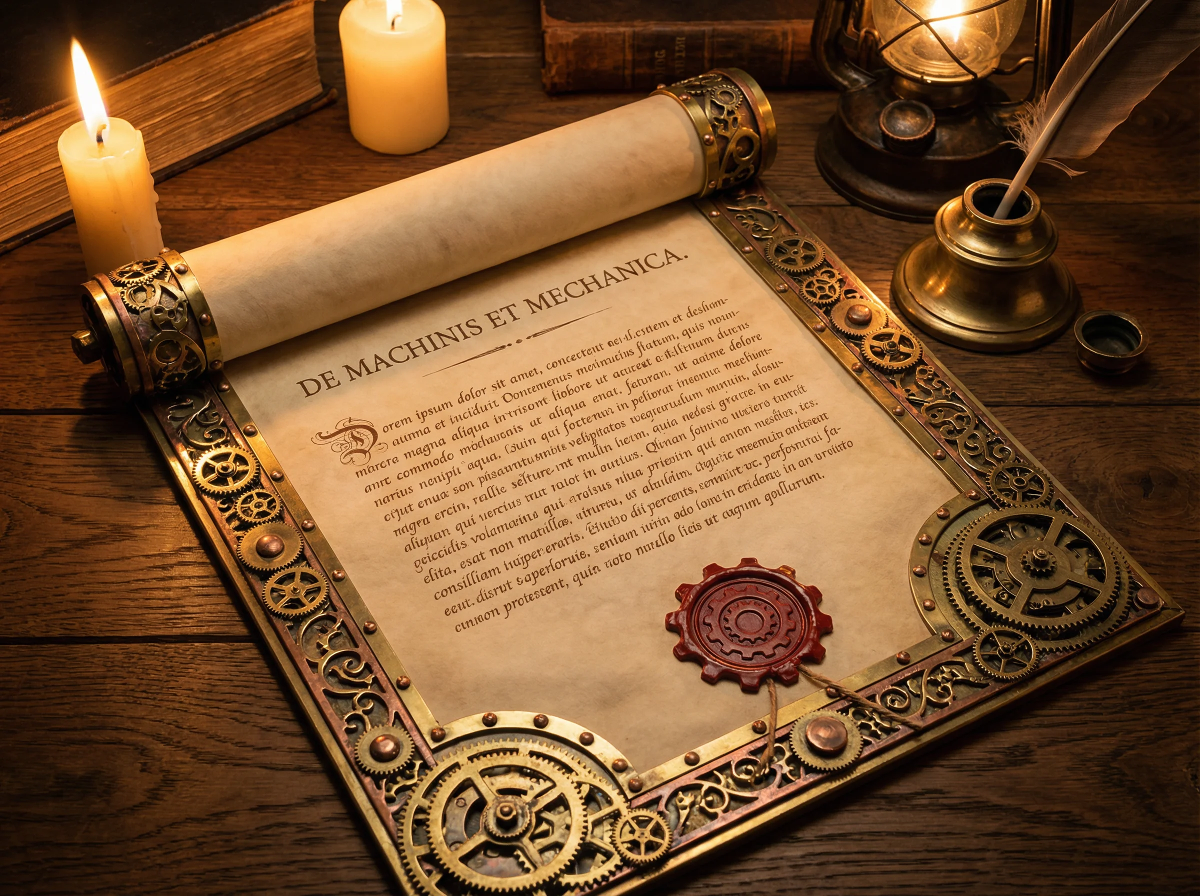 羊皮纸卷轴上的公会章程 - 玩物社区 社区准则